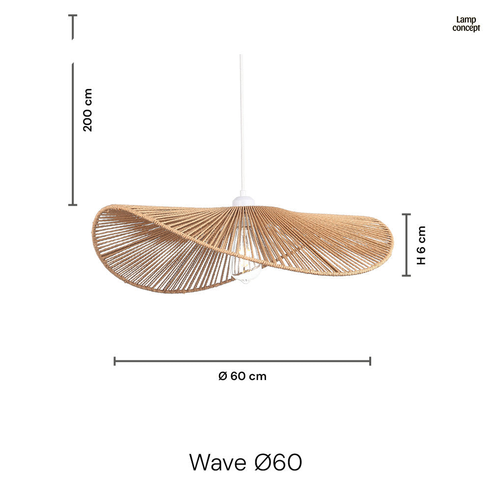 Wave Hanglamp Ø60