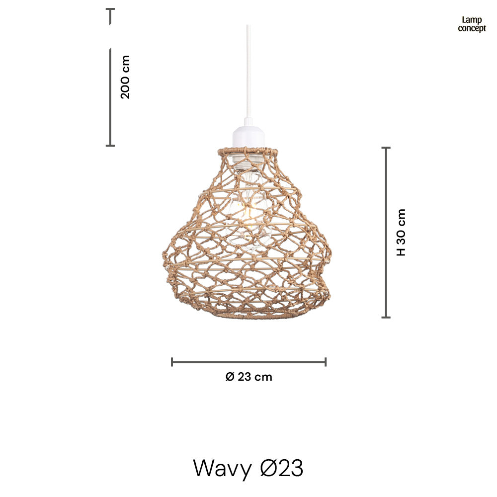 Wavy Hanglamp Ø35 Beige