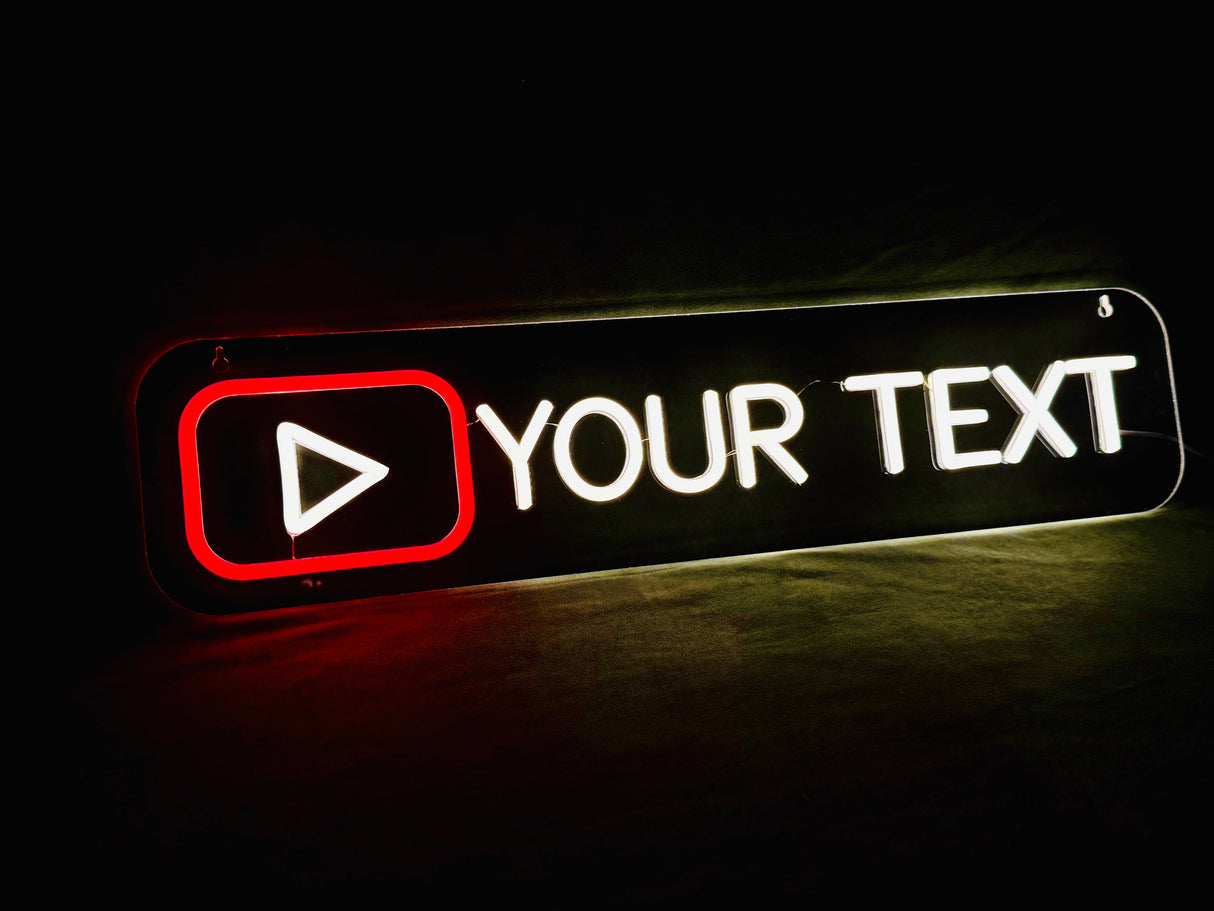 Custom Neon YouTube