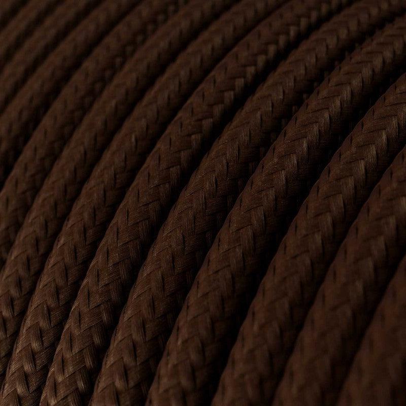 Textilkabel Mörkbrun-Lampconcept.se