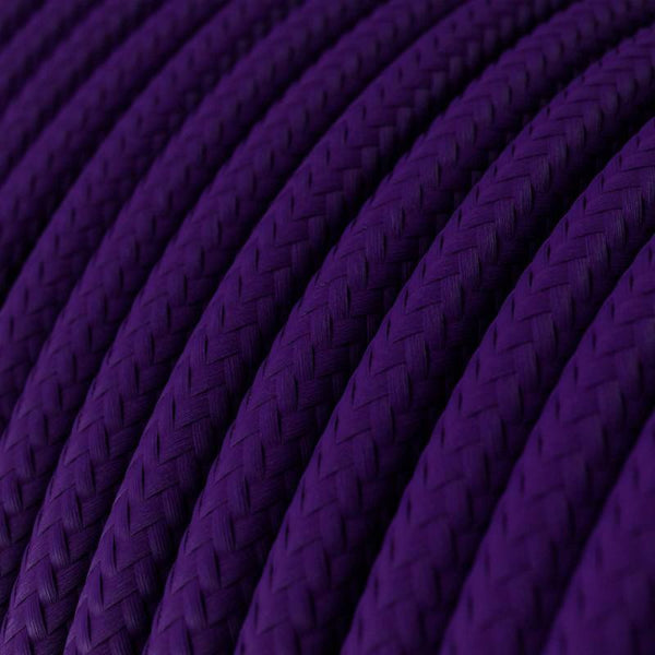 Textilkabel Violett-Lampconcept.se