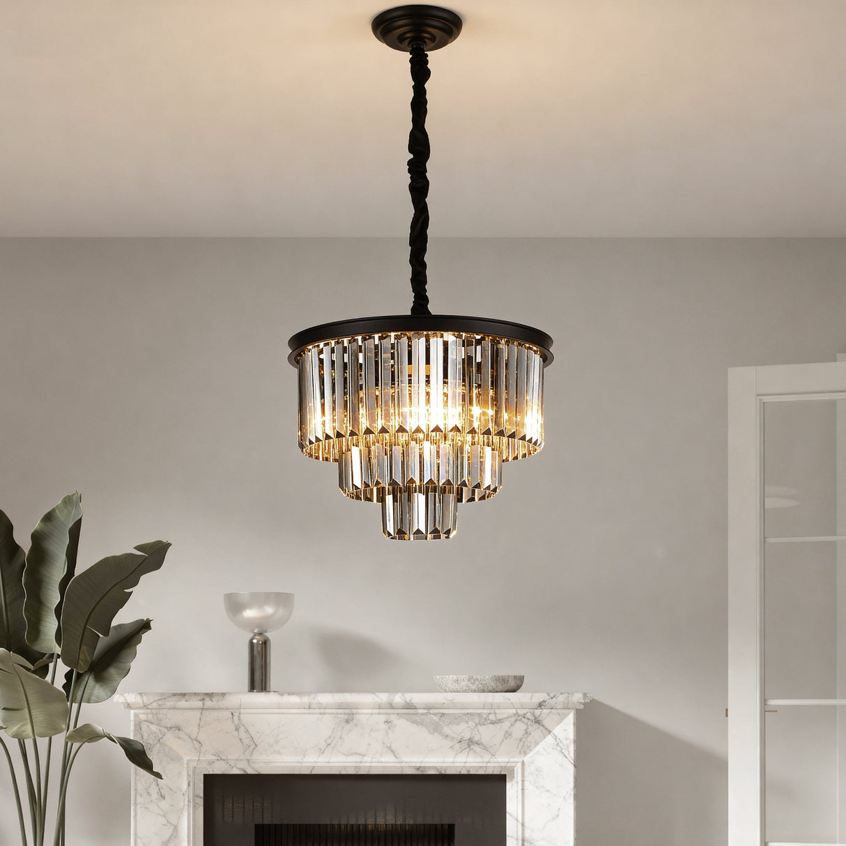 Santorini Kroonluchter Ø40 Smoke