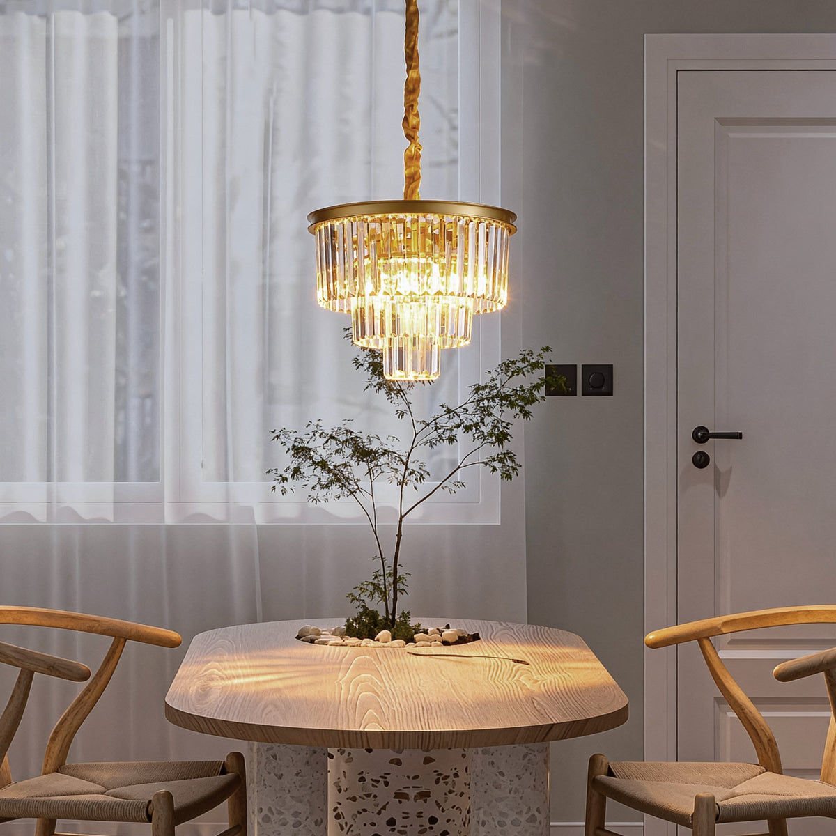 Santorini Kroonluchter Ø40 Helder