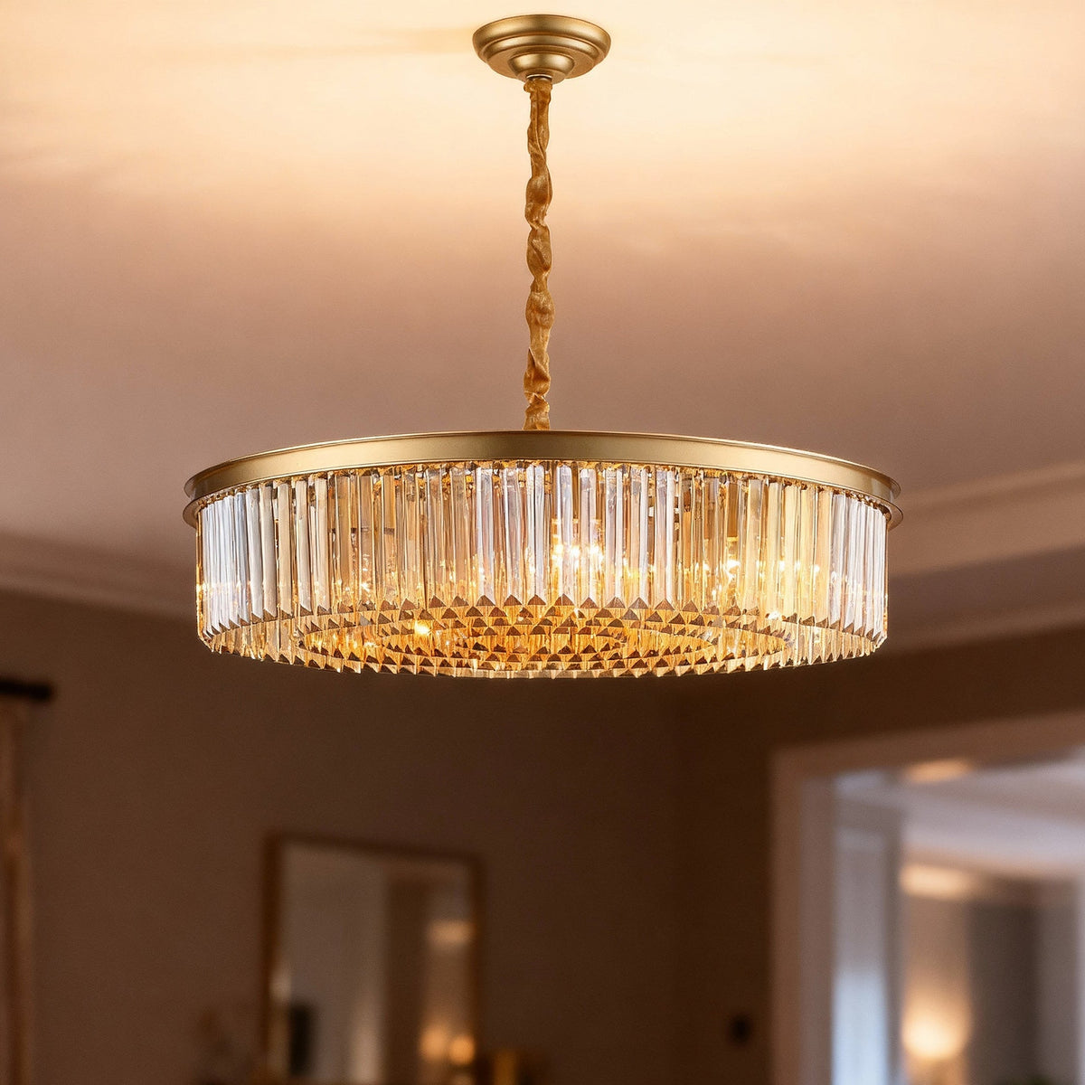 Santorini Kroonluchter Ø75 Amber