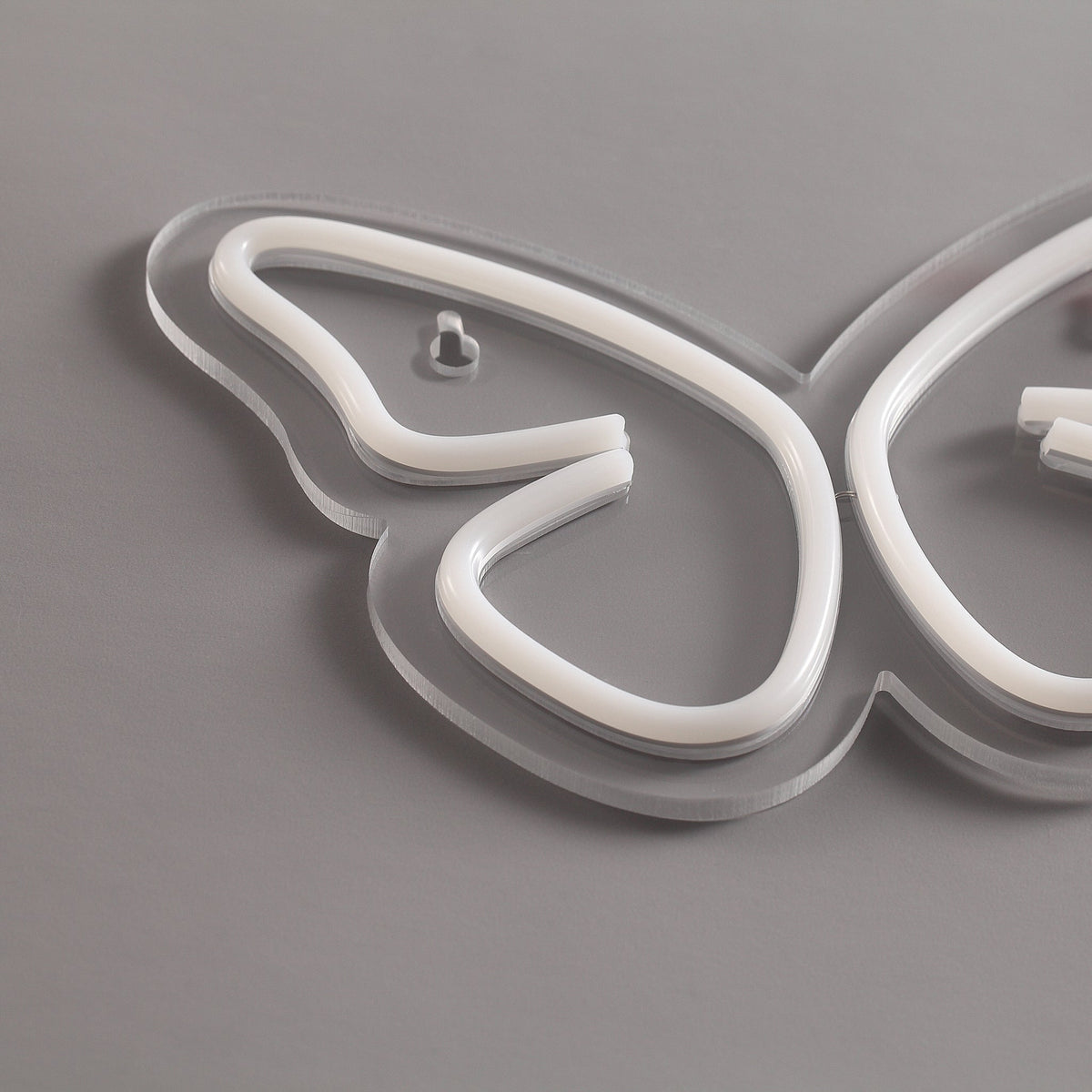 Butterfly Neon Vägglampa Varm Vit-Lampconcept.se