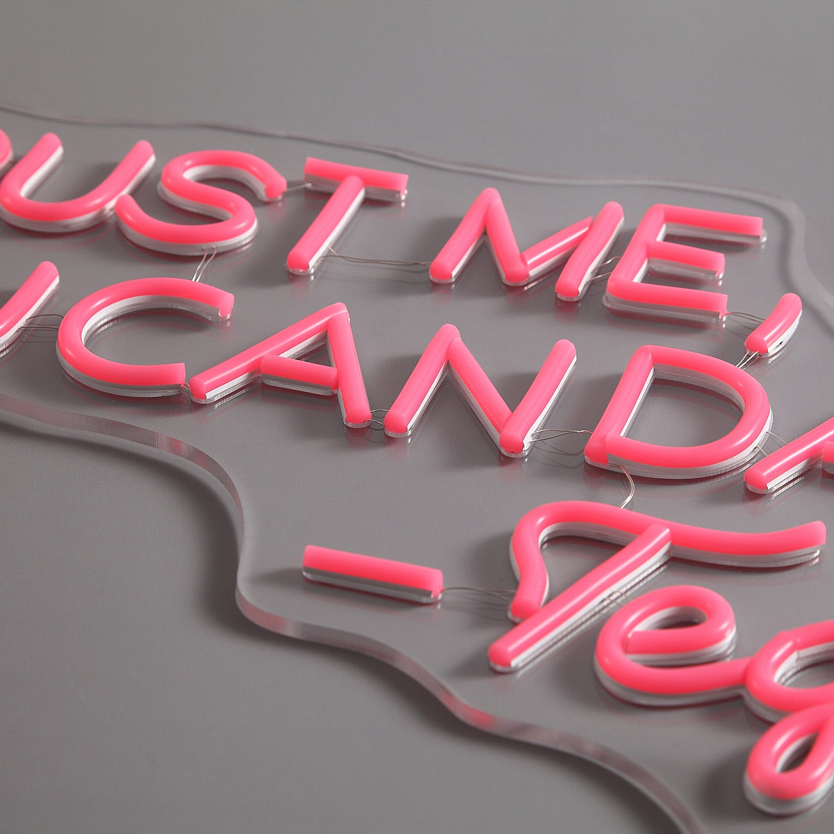 Trust Me You Can Dance Neon vägglampa Rosa-Lampconcept.se