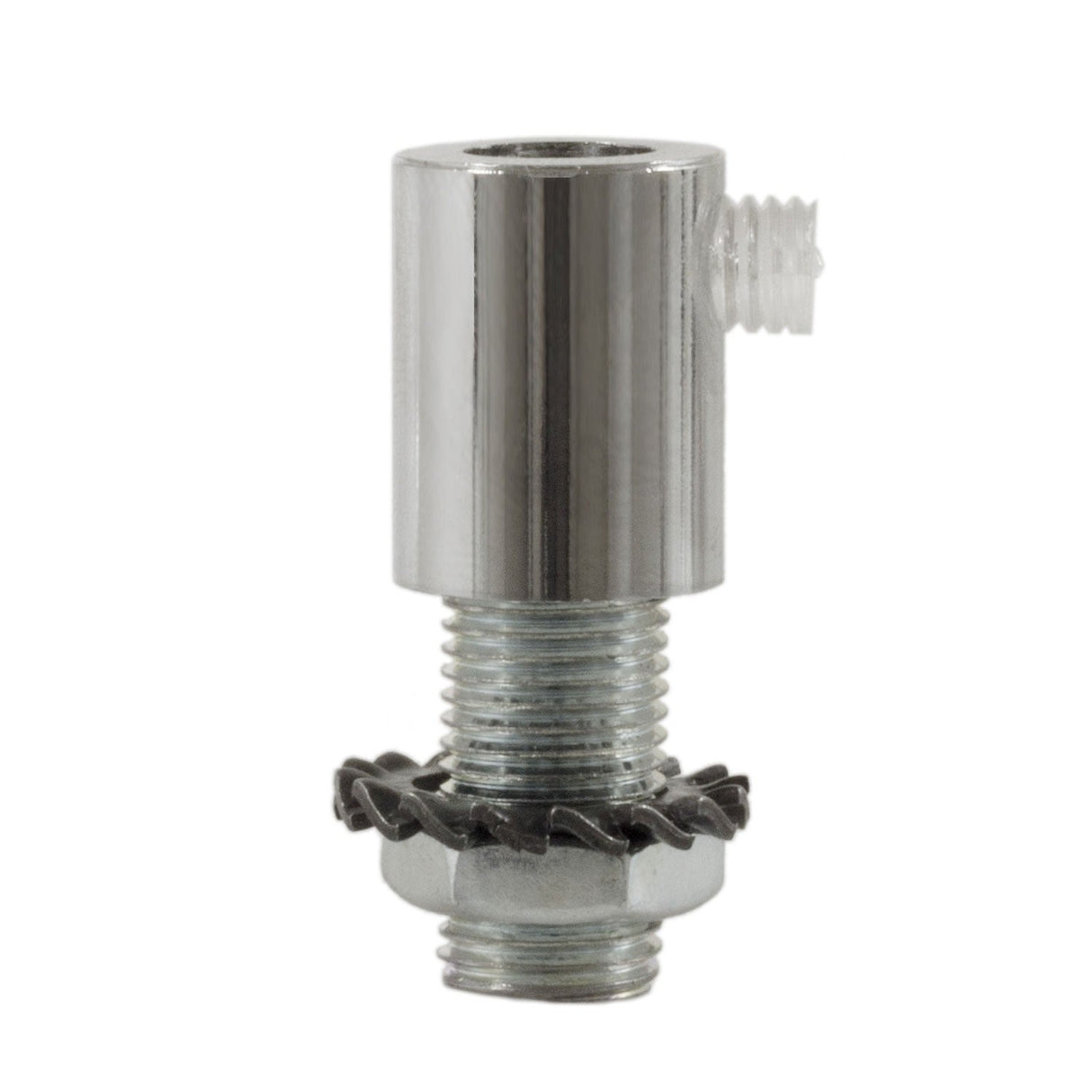 Cylinder Kabelklämma Klar Krom-Lampconcept.se