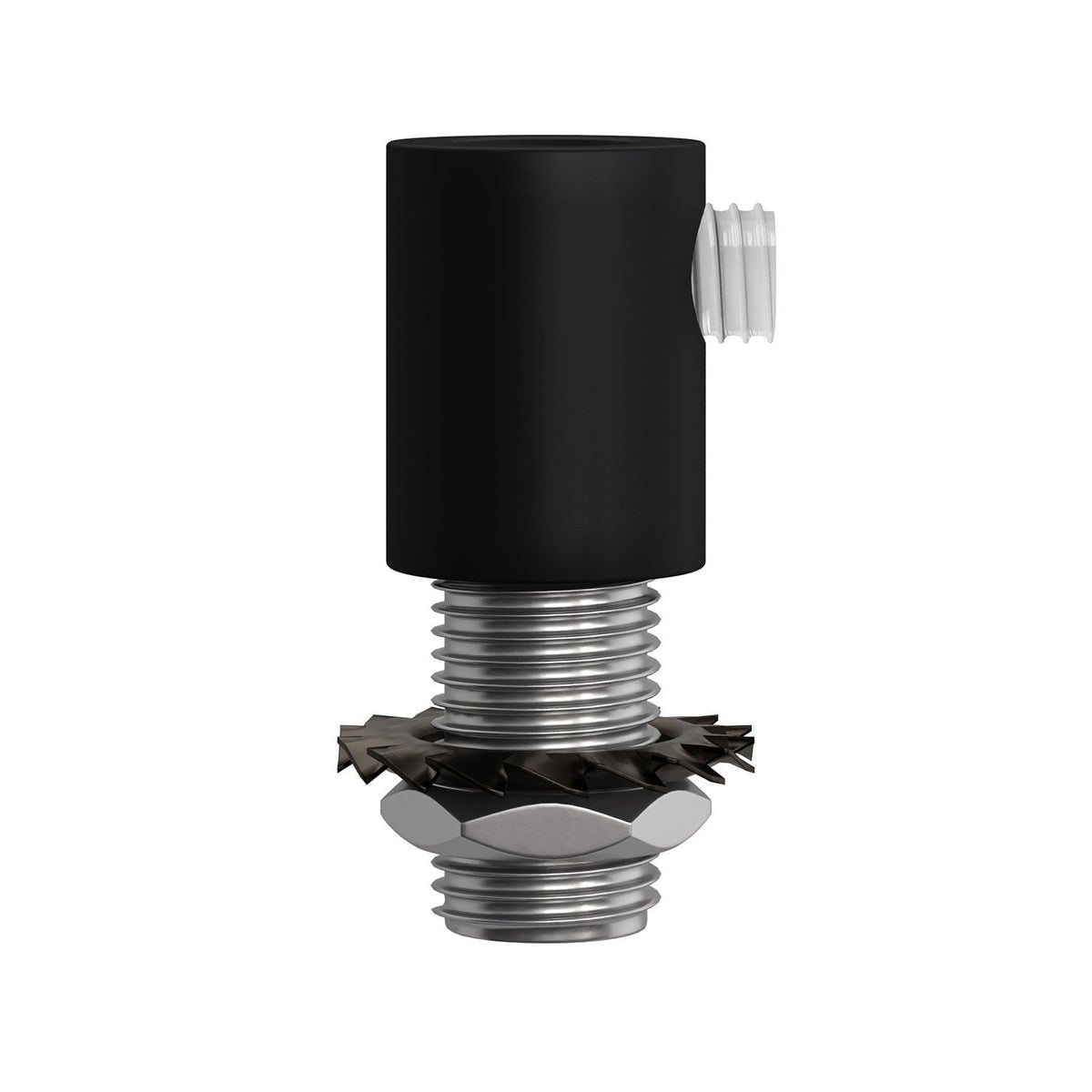 Cylinder Kabelklämma Matt Svart-Lampconcept.se