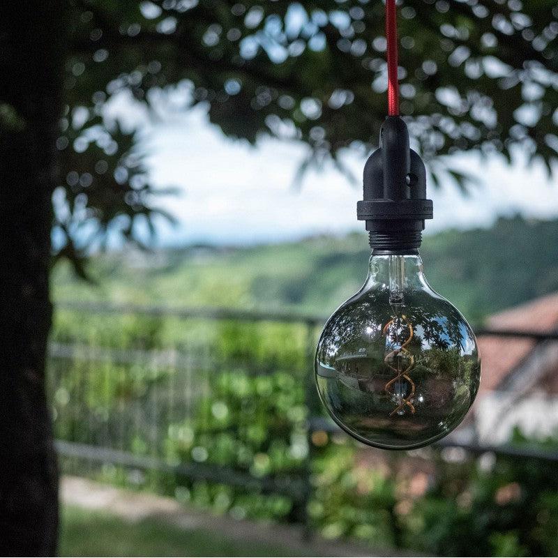 Eiva Utomhusuttag Med Ring Svart-Lampconcept.se