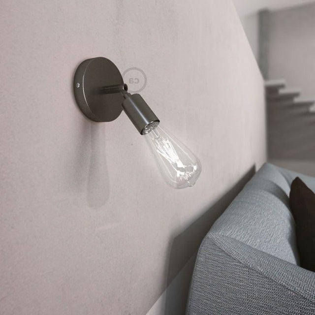 Fermaluce 90° Vägglampa Klar Svart-Lampconcept.se