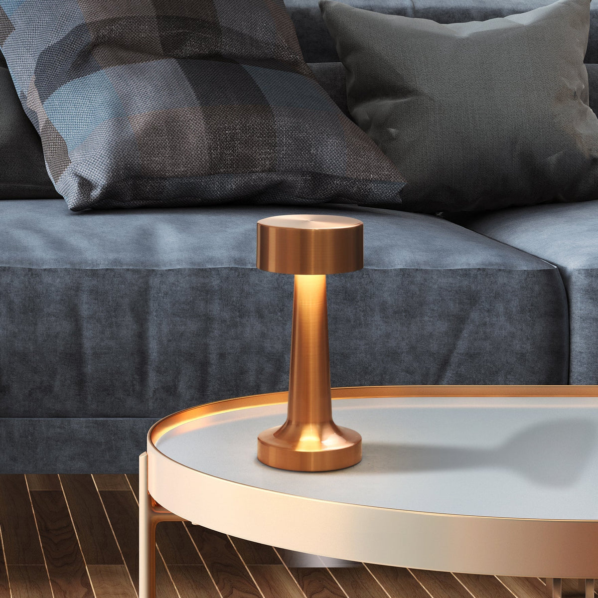 Verona LED Sladdlös Bordslampa Koppar-Lampconcept.se