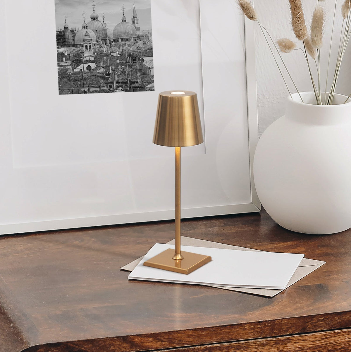 Garda Mini 24cm Sladdlös Mässing-Lampconcept.se