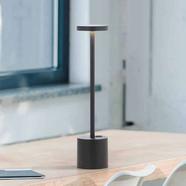 Bologna LED Sladdlös Bordslampa Svart-Lampconcept.se