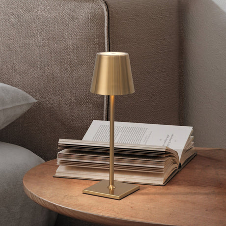 Garda Medium 30cm Sladdlös Mässing-Lampconcept.se