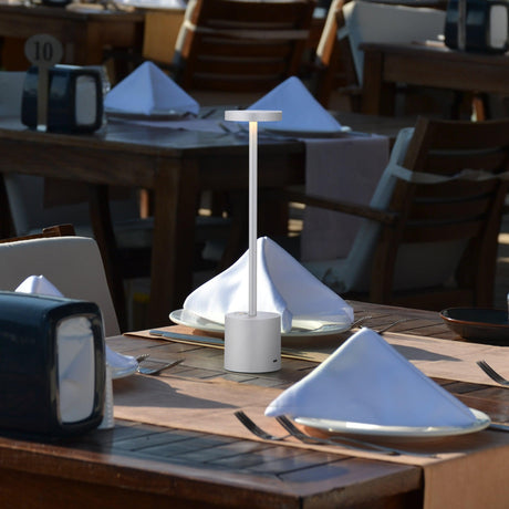 Bologna LED Sladdlös Bordslampa Silver-Lampconcept.se