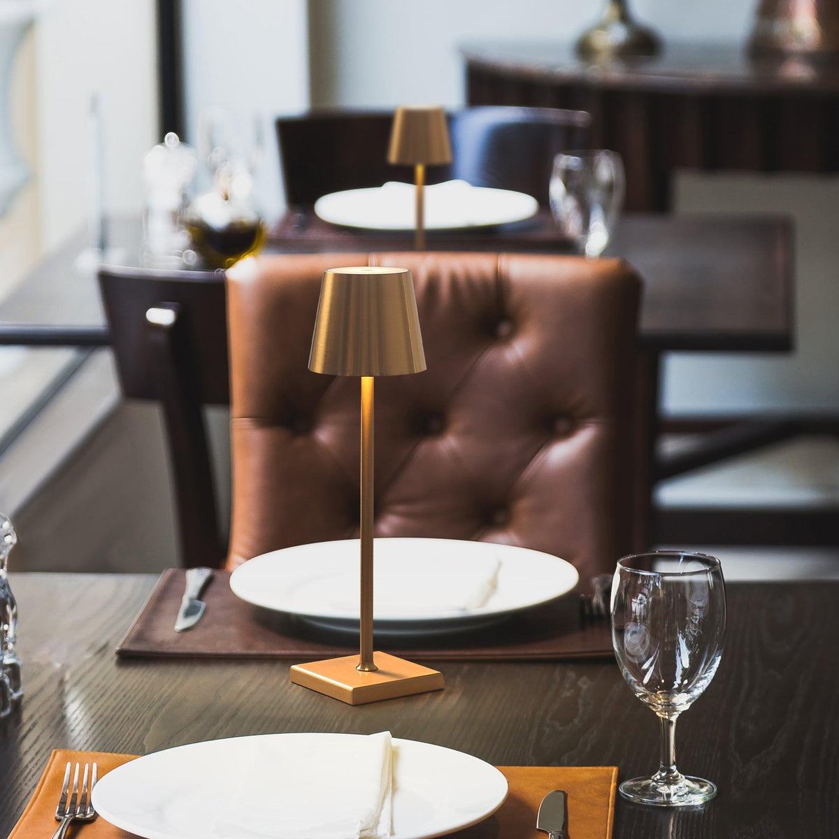 Garda 38cm Sladdlös IP54 Mässing-Lampconcept.se