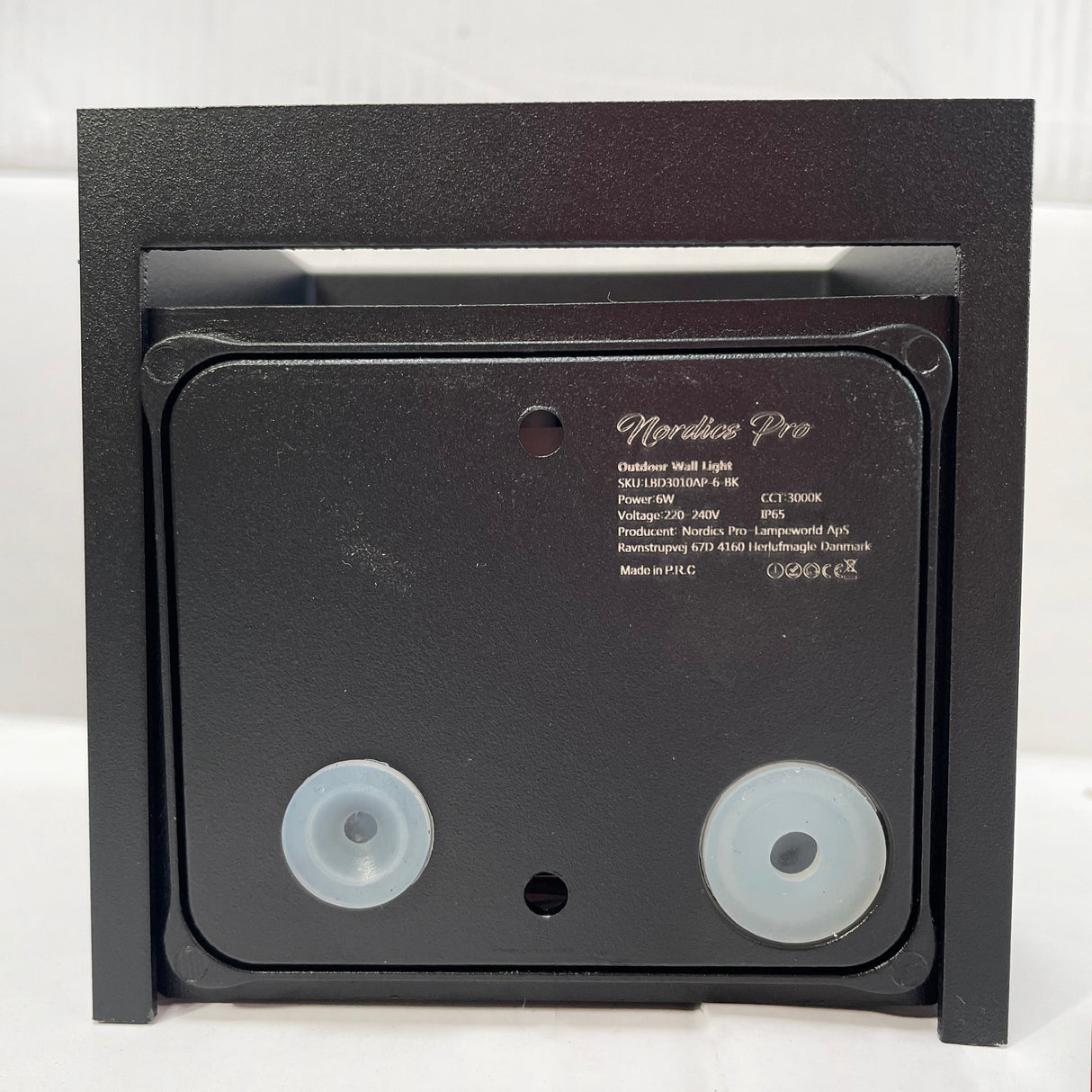 LED Wandlamp IP54 12W Buiten Zwart