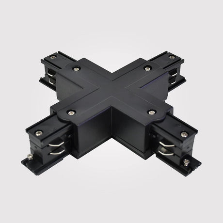 X-Stykke Strømskinne 3-Faset Sort