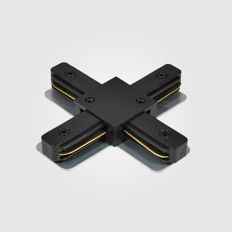 X-Stykke Strømskinne 1-Faset Sort