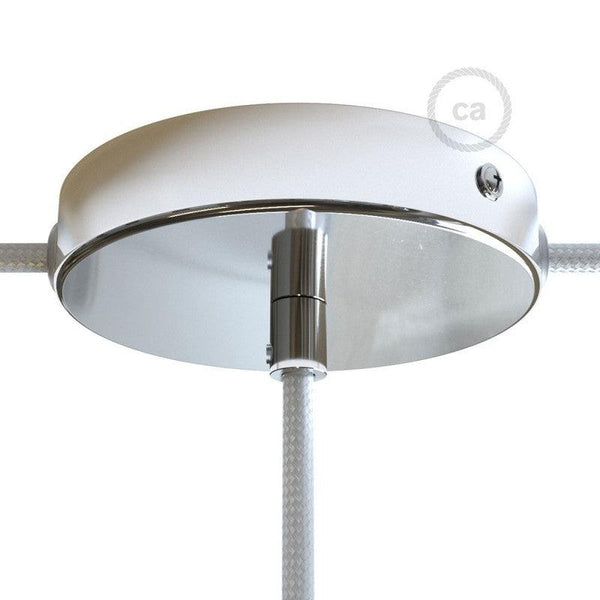 Takkopp För 1 Lampa Ø12 Klar Krom Med Sidohål-Lampconcept.se