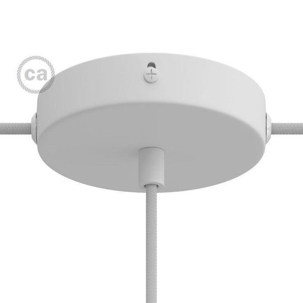 Takkopp För 1 Lampa Ø12 Matt Vit Med Sidohål-Lampconcept.se