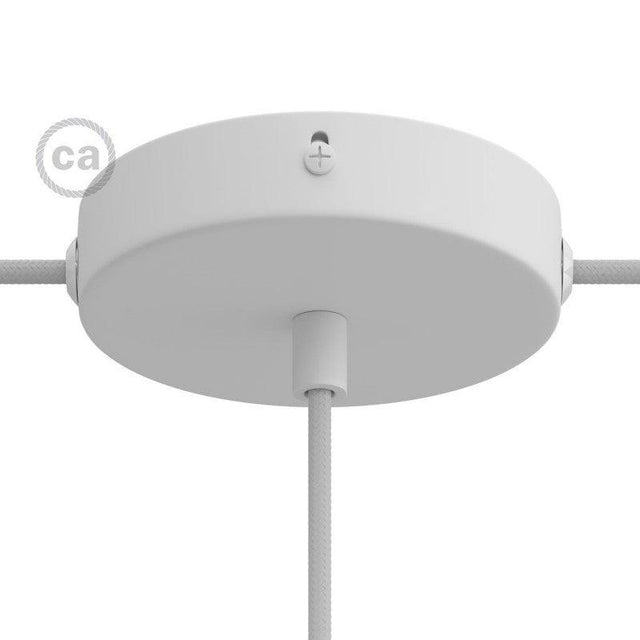 Takkopp För 1 Lampa Ø12 Matt Vit Med Sidohål-Lampconcept.se