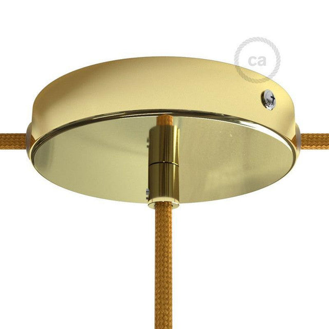 Takkopp För 1 Lampa Ø12 Klar Mässing Med Sidohål-Lampconcept.se