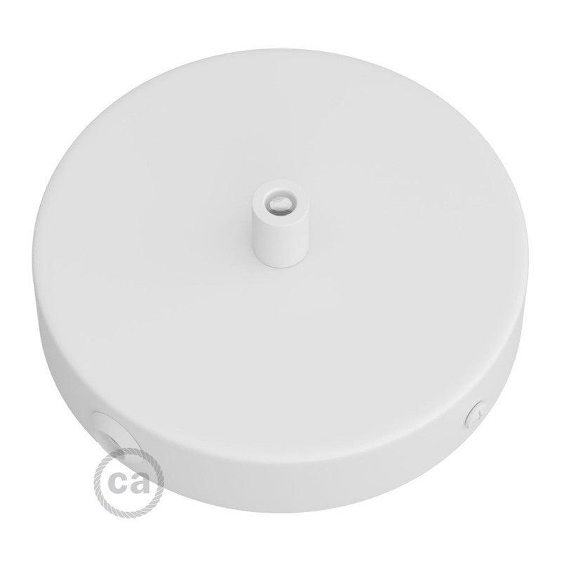 Takkopp För 1 Lampa Ø12 Matt Vit Med Sidohål-Lampconcept.se