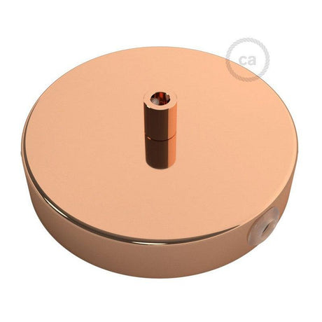 Takkopp För 1 Lampa Ø12 Klar Koppar Med Sidohål-Lampconcept.se