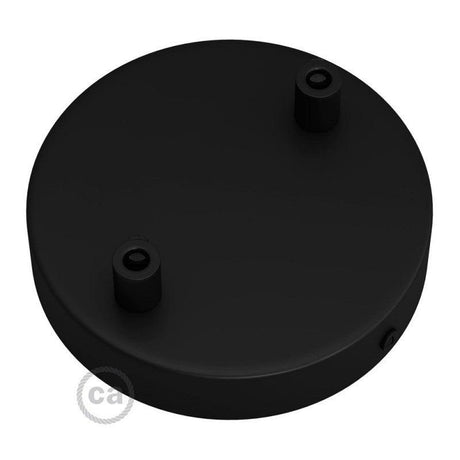 Takkopp För 2 Lampor Ø12 Svart-Lampconcept.se