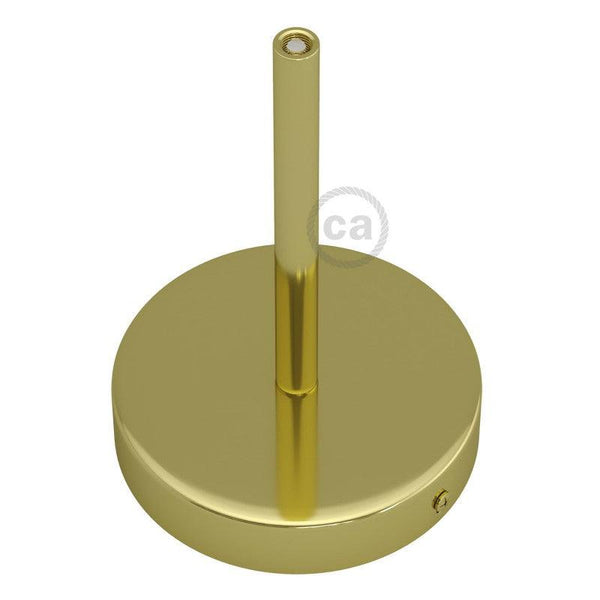 Takkopp För 1 Lampa Med 15cm Skaft Mässing-Lampconcept.se