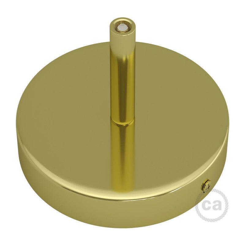 Takkopp För 1 Lampa Med 7cm Skaft Mässing-Lampconcept.se