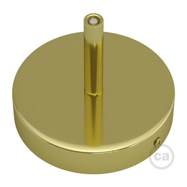 Takkopp För 1 Lampa Med 7cm Skaft Mässing-Lampconcept.se