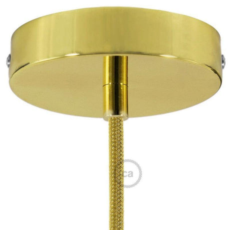 Takkopp För 1 Lampa Ø12 Klar Mässing-Lampconcept.se