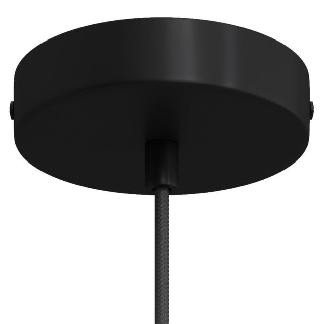 Takkopp För 1 Lampa Ø12 Matt Svart-Lampconcept.se