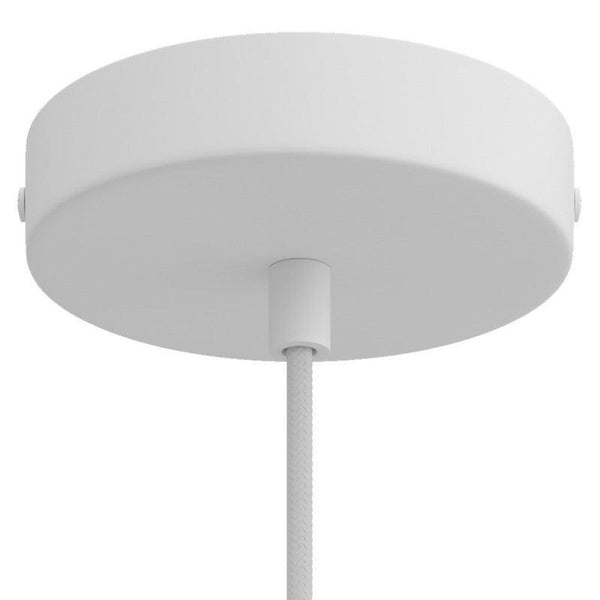 Takkopp För 1 Lampa Ø12 Matt Vit-Lampconcept.se