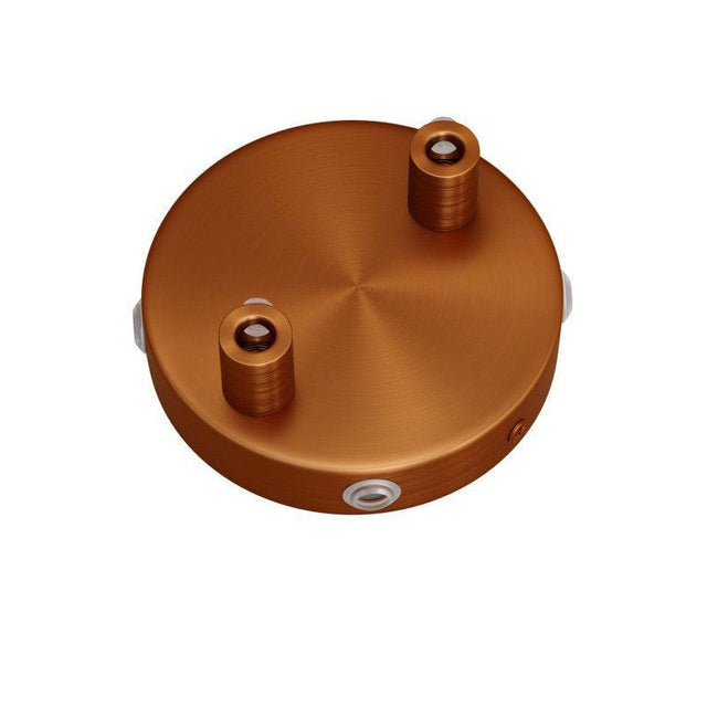 Takkopp För 2 Lampor Ø8.3 Borstad Koppar-Lampconcept.se