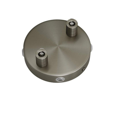 Takkopp För 2 Lampor Ø8.3 Borstad Krom-Lampconcept.se