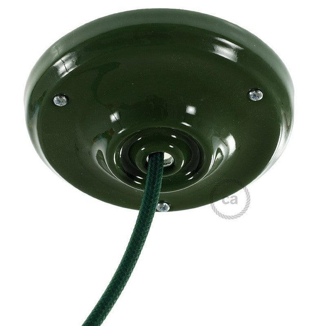 Porslin Takkopp Ø10,5 Grön-Lampconcept.se