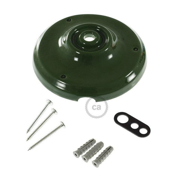 Porslin Takkopp Ø10,5 Grön-Lampconcept.se