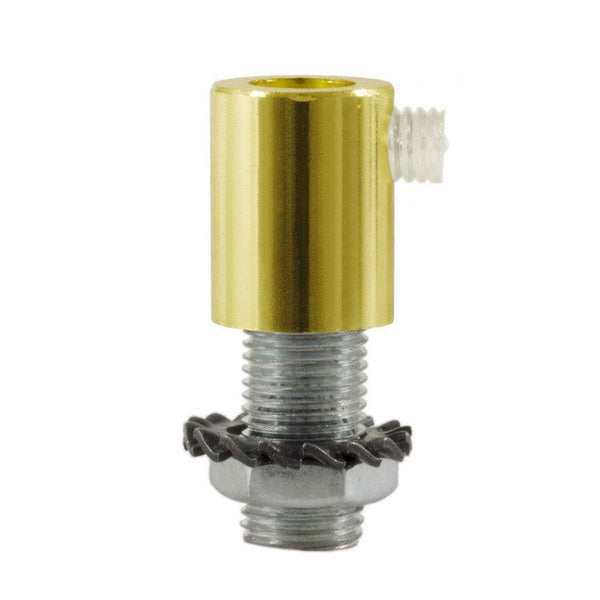 Cylinder Kabelklämma Klar Mässing-Lampconcept.se