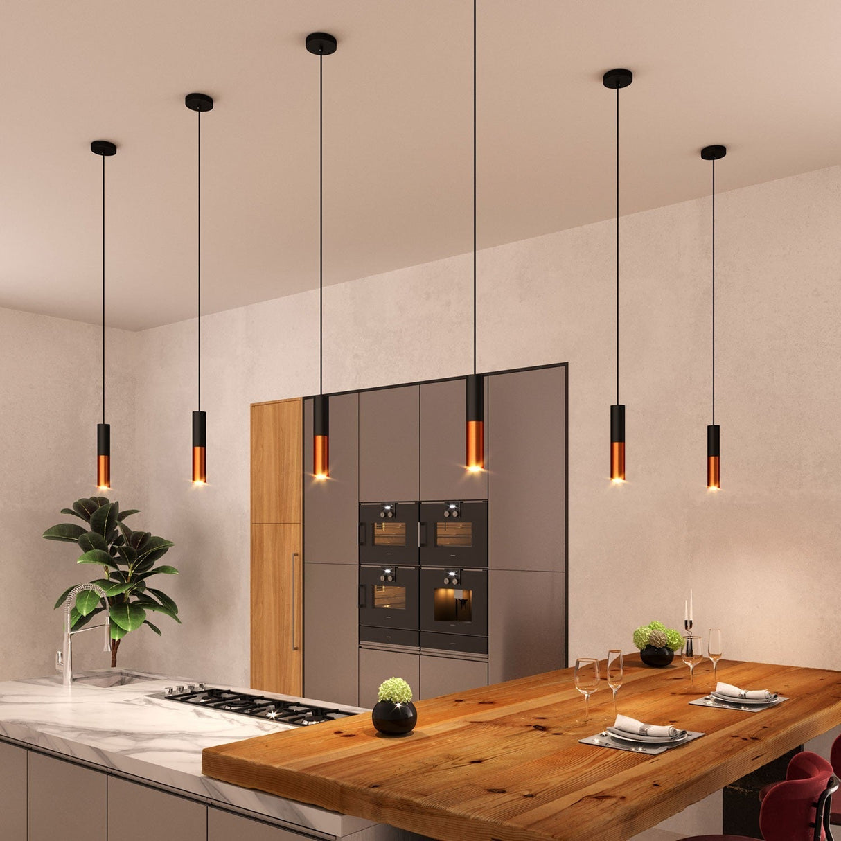 Creative Cables Tube Koppar/Svart-Lampconcept.se