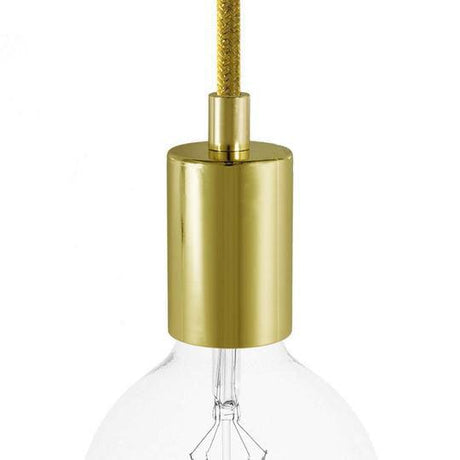 Cylinder Lamphållare Kit Klar Mässing-Lampconcept.se