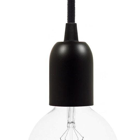 E27 Lamphållare Kit Svart-Lampconcept.se